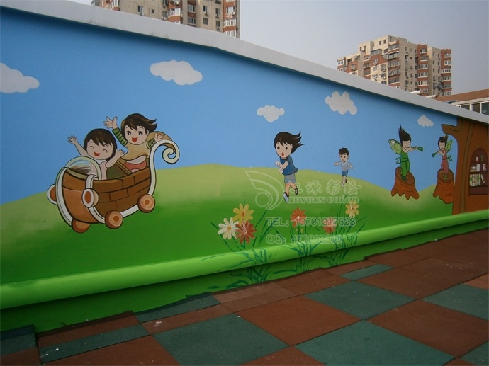 北京雨禾幼兒園墻繪