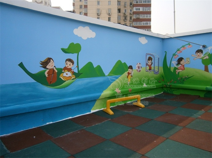 北京雨禾幼兒園墻繪