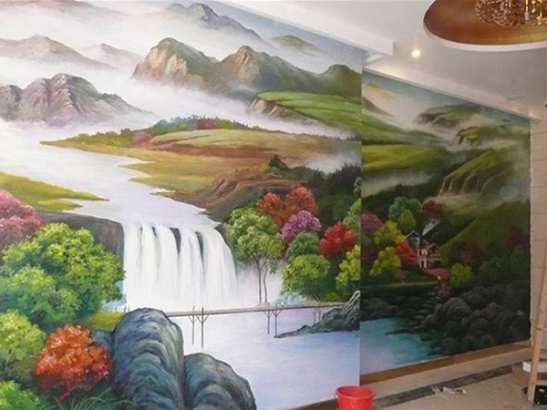 酒店壁畫(huà)墻繪